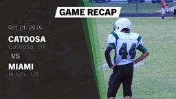 Recap: Catoosa  vs. Miami  2016