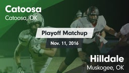 Matchup: Catoosa  vs. Hilldale  2016