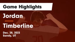 Jordan  vs Timberline  Game Highlights - Dec. 28, 2023