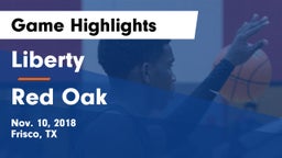 Liberty  vs Red Oak Game Highlights - Nov. 10, 2018