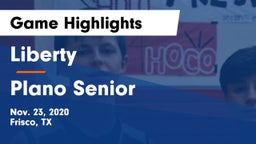 Liberty  vs Plano Senior  Game Highlights - Nov. 23, 2020