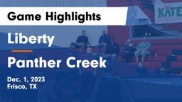 Liberty  vs Panther Creek  Game Highlights - Dec. 1, 2023