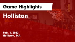 Holliston  Game Highlights - Feb. 1, 2022