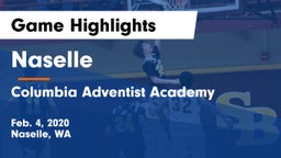 Naselle  vs Columbia Adventist Academy Game Highlights - Feb. 4, 2020