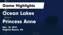 Ocean Lakes  vs Princess Anne  Game Highlights - Dec. 10, 2019