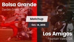 Matchup: Bolsa Grande High vs. Los Amigos  2016
