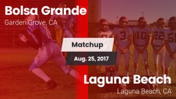 Matchup: Bolsa Grande High vs. Laguna Beach  2017