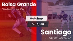 Matchup: Bolsa Grande High vs. Santiago  2017