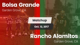 Matchup: Bolsa Grande High vs. Rancho Alamitos  2017