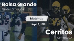 Matchup: Bolsa Grande High vs. Cerritos  2019