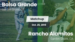 Matchup: Bolsa Grande High vs. Rancho Alamitos  2019