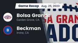 Recap: Bolsa Grande  vs. Beckman  2023