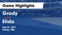 Grady  vs Elida Game Highlights - Feb 22, 2017