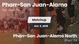 Matchup: PSJA High vs. Pharr-San Juan-Alamo North  2018