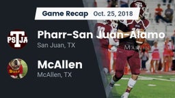Recap: Pharr-San Juan-Alamo  vs. McAllen  2018