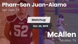 Matchup: PSJA High vs. McAllen  2019