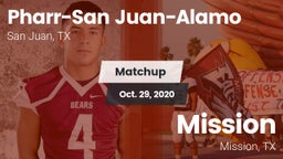 Matchup: PSJA High vs. Mission  2020