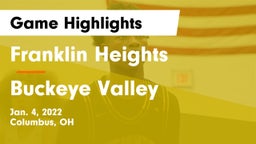 Franklin Heights  vs Buckeye Valley  Game Highlights - Jan. 4, 2022