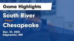 South River  vs Chesapeake  Game Highlights - Dec. 22, 2023