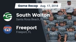 Recap: South Walton  vs. Freeport  2018