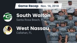 Recap: South Walton  vs. West Nassau  2018