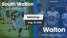 Matchup: South Walton High vs. Walton  2019