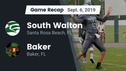 Recap: South Walton  vs. Baker  2019