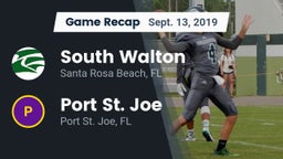 Recap: South Walton  vs. Port St. Joe  2019
