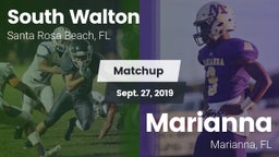 Matchup: South Walton High vs. Marianna  2019