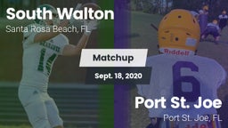 Matchup: South Walton High vs. Port St. Joe  2020