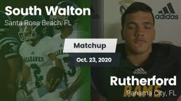 Matchup: South Walton High vs. Rutherford  2020