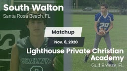 Matchup: South Walton High vs. Lighthouse Private Christian Academy 2020