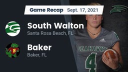 Recap: South Walton  vs. Baker  2021