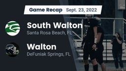 Recap: South Walton  vs. Walton  2022