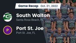 Recap: South Walton  vs. Port St. Joe  2022