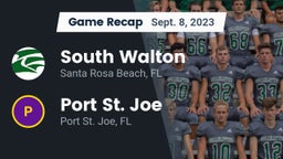 Recap: South Walton  vs. Port St. Joe  2023