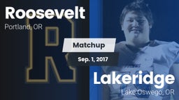 Matchup: Roosevelt High vs. Lakeridge  2017