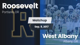Matchup: Roosevelt High vs. West Albany  2017