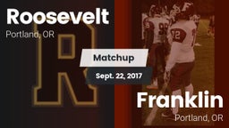 Matchup: Roosevelt High vs. Franklin  2017