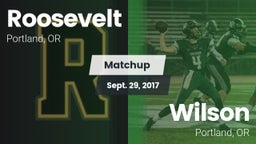 Matchup: Roosevelt High vs. Wilson  2017