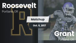 Matchup: Roosevelt High vs. Grant  2017