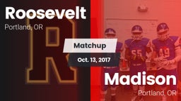 Matchup: Roosevelt High vs. Madison  2017