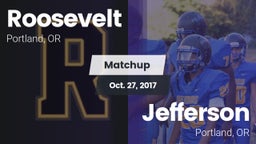 Matchup: Roosevelt High vs. Jefferson  2017