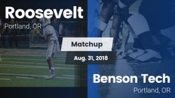 Matchup: Roosevelt High vs. Benson Tech  2018