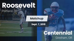 Matchup: Roosevelt High vs. Centennial  2018