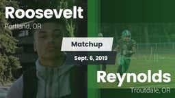 Matchup: Roosevelt High vs. Reynolds  2019