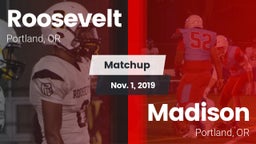 Matchup: Roosevelt High vs. Madison  2019