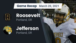 Recap: Roosevelt  vs. Jefferson  2021