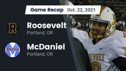 Recap: Roosevelt  vs. McDaniel  2021