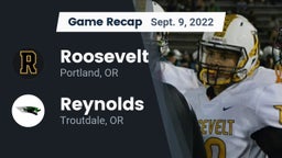 Recap: Roosevelt  vs. Reynolds  2022